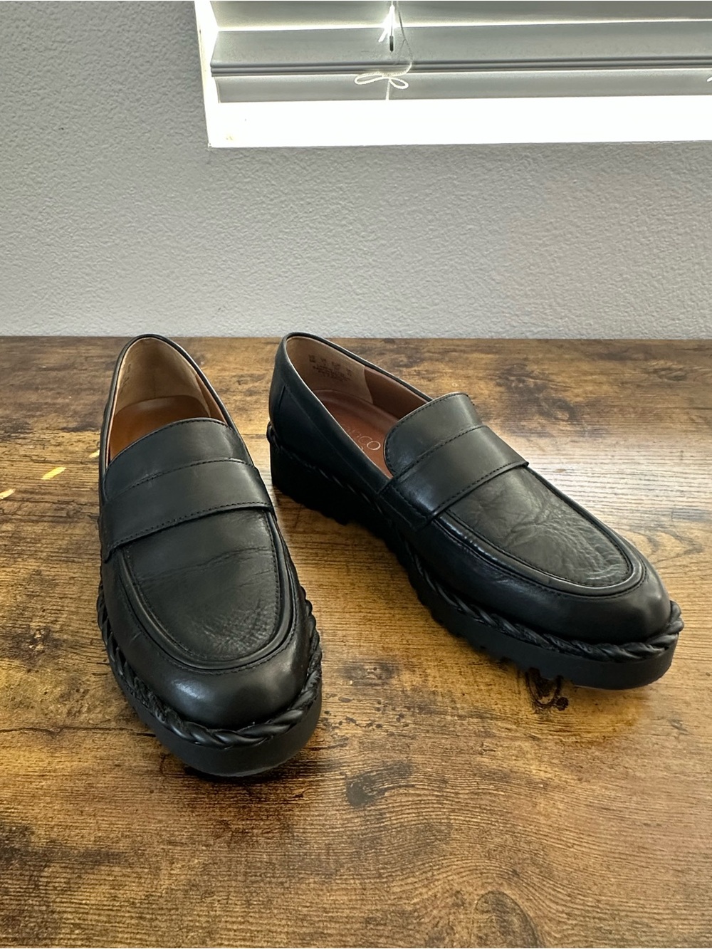 Franco Sarto Black Loafer